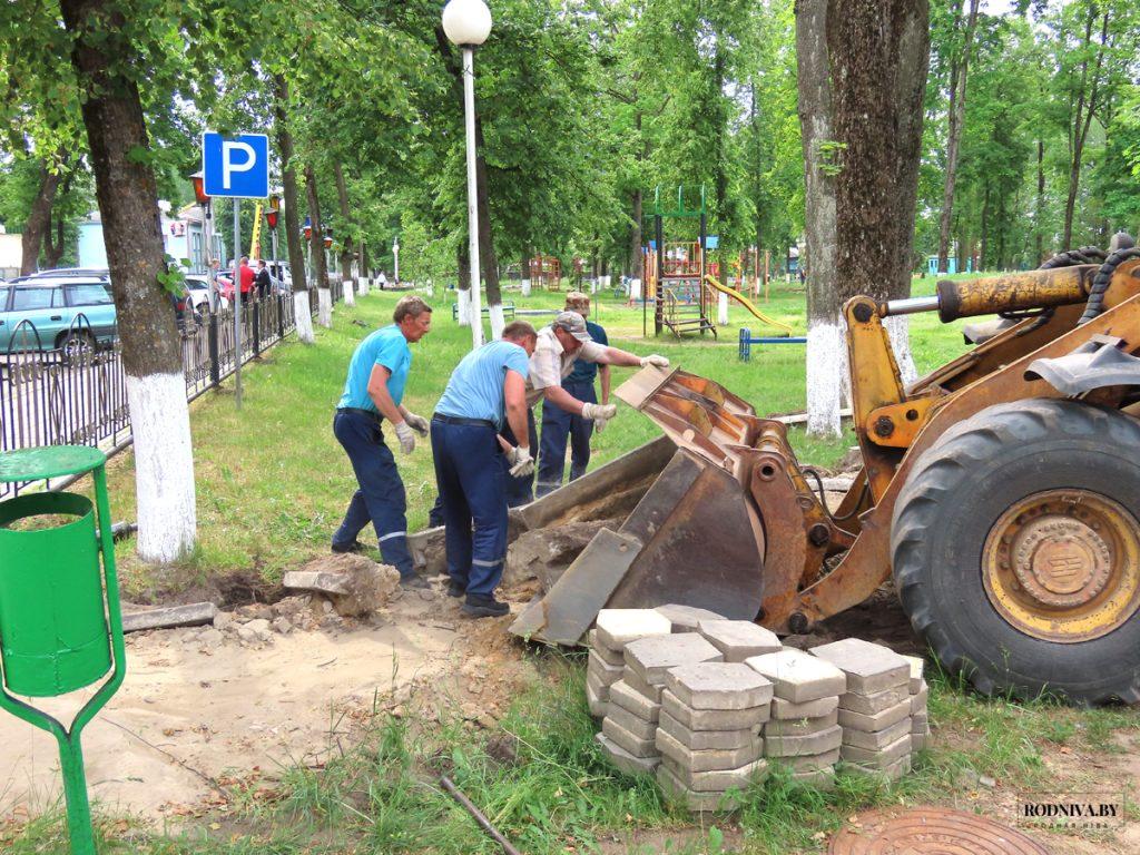 На Климовщине ведутся работы по благоустройству и наведению порядка на земле