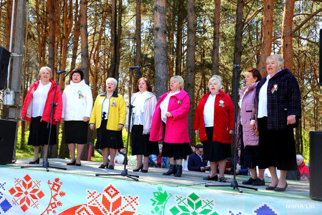 Торжества, посвященные Дню Победы, прошли в городской роще Климовичей