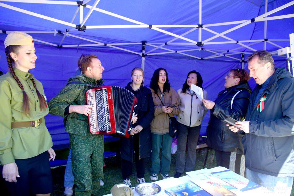 Торжества, посвященные Дню Победы, прошли в городской роще Климовичей