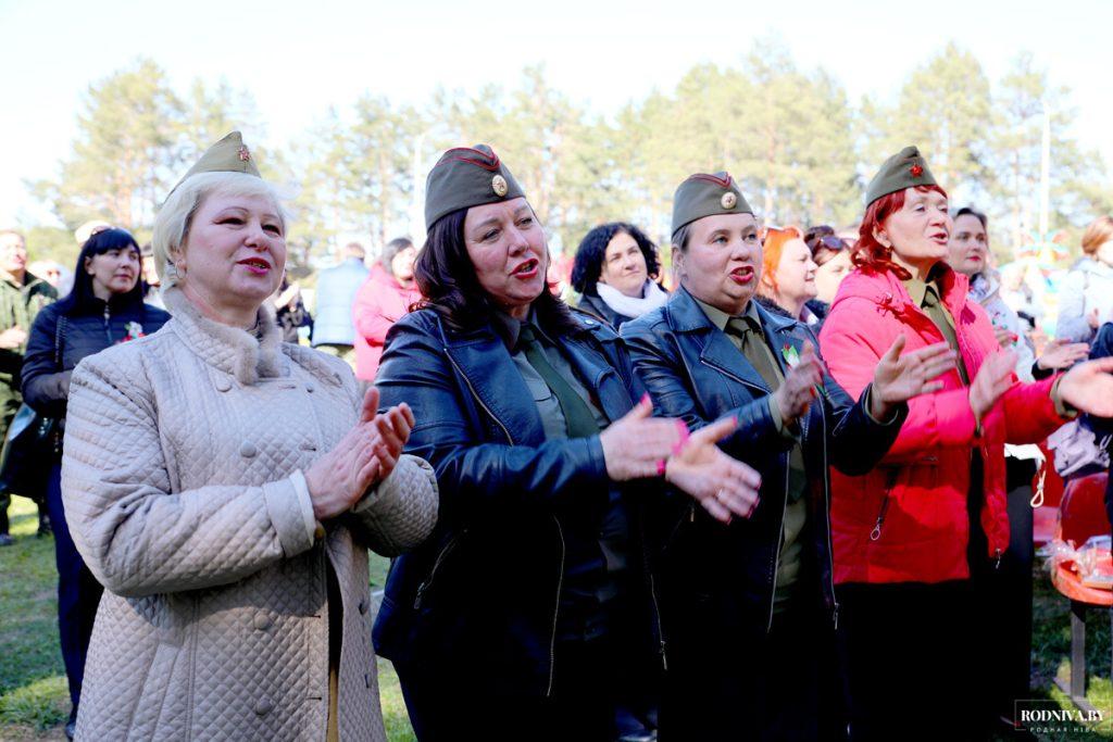 Торжества, посвященные Дню Победы, прошли в городской роще Климовичей