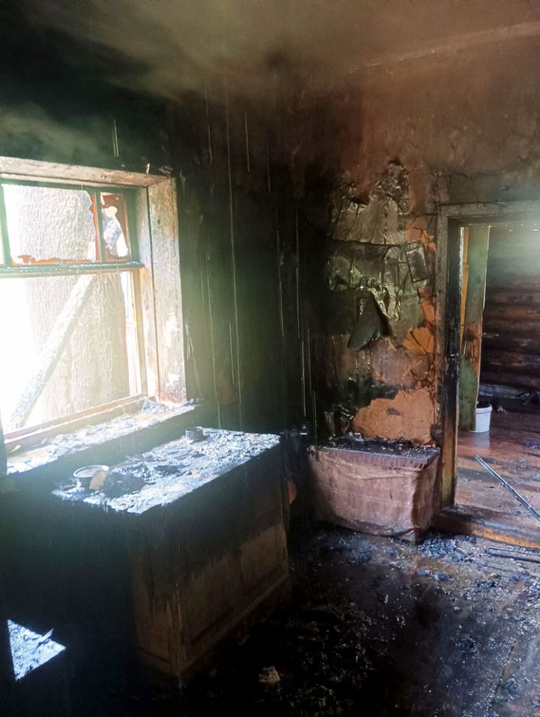 В Климовичском районе горел дом