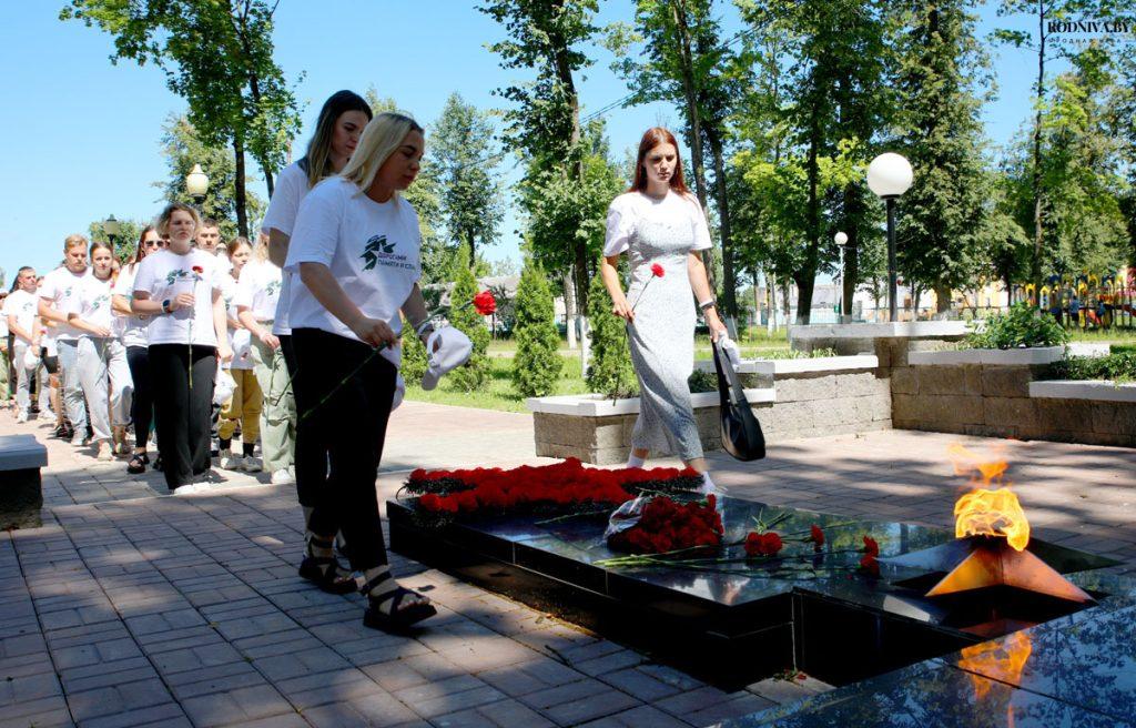 На Климовщину прибыли участники международного проекта «Дорогами памяти и славы»