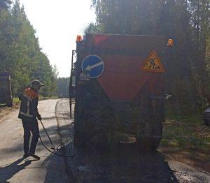 На Климовщине ведут текущий ремонт автодорог