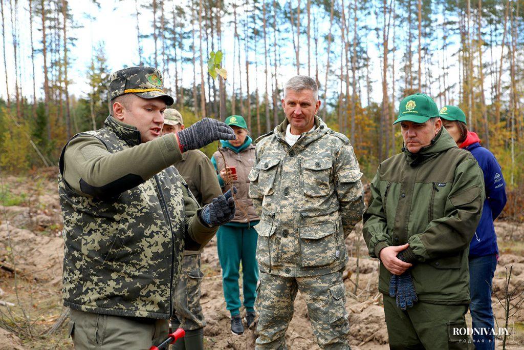 Климовчане присоединились к акции "Дай лесу новае жыццё!"