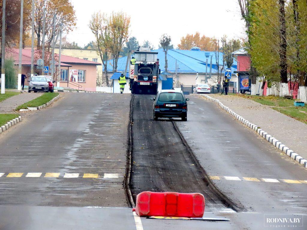 В Климовичах ведут благоустройство улиц