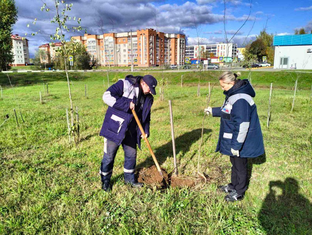 Климовчане участвуют в Едином дне озеленения