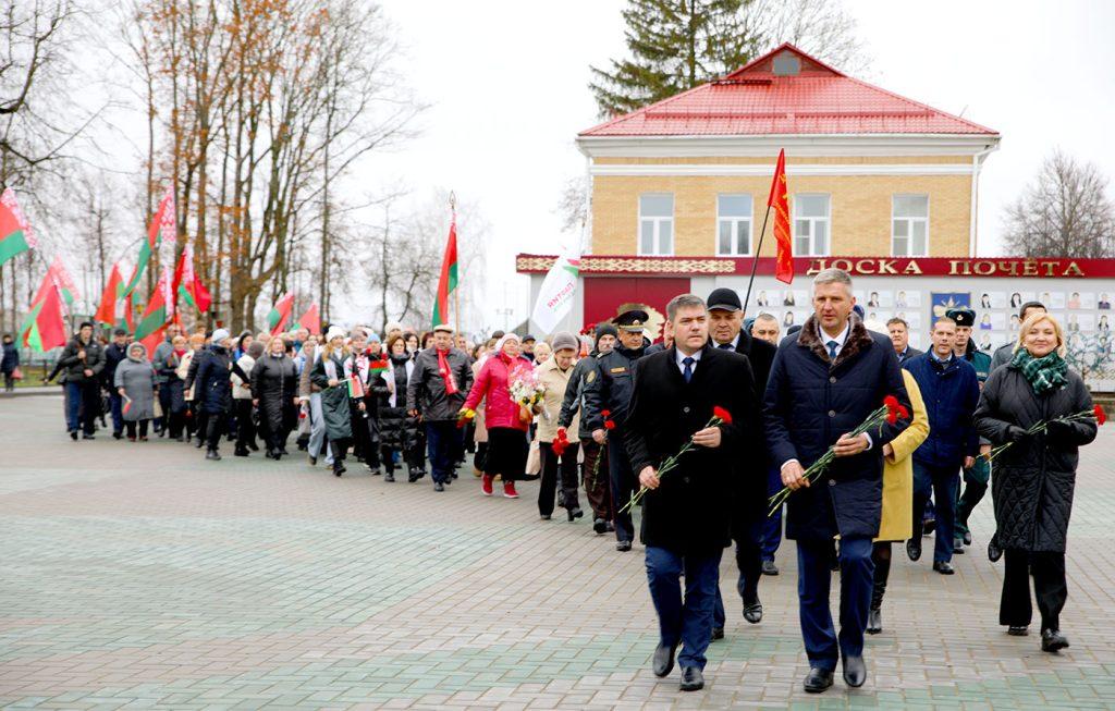 На Климовщине прошли торжества, посвященные Дню Октябрьской революции